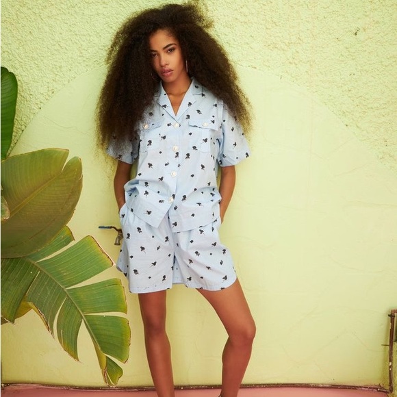 Crās Alice Cuffed Shorts High Waist Boxer Style 100% Organic Cotton Cras 40 - Picture 1 of 7